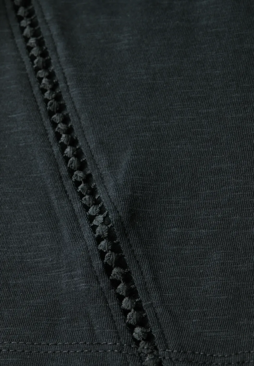Shirt mit Häkeldetails