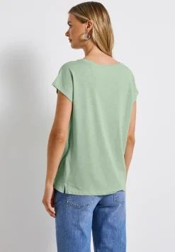 Shirt mit Häkeldetails
