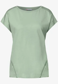 Shirt mit Häkeldetails