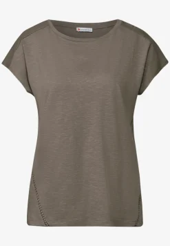 Shirt mit Häkeldetails