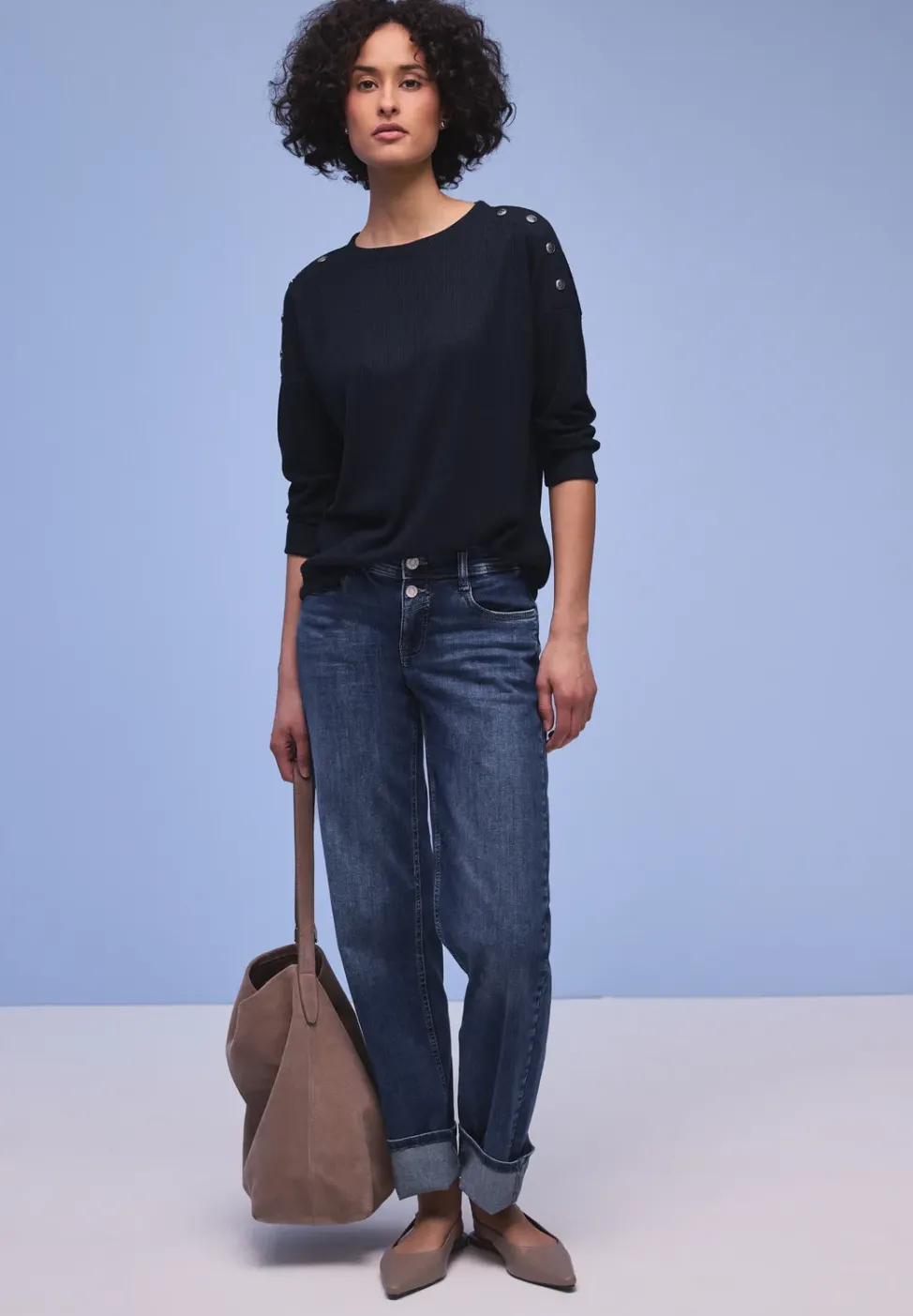 Shirt mit Knopfdetail