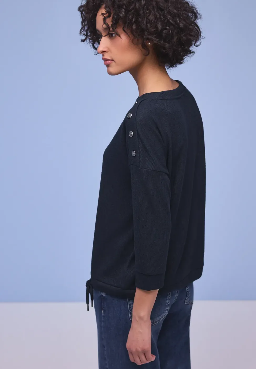 Shirt mit Knopfdetail
