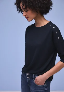 Shirt mit Knopfdetail