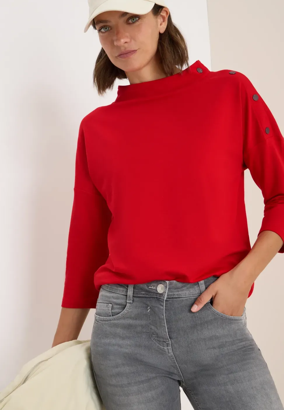 Shirt mit Knopfdetail