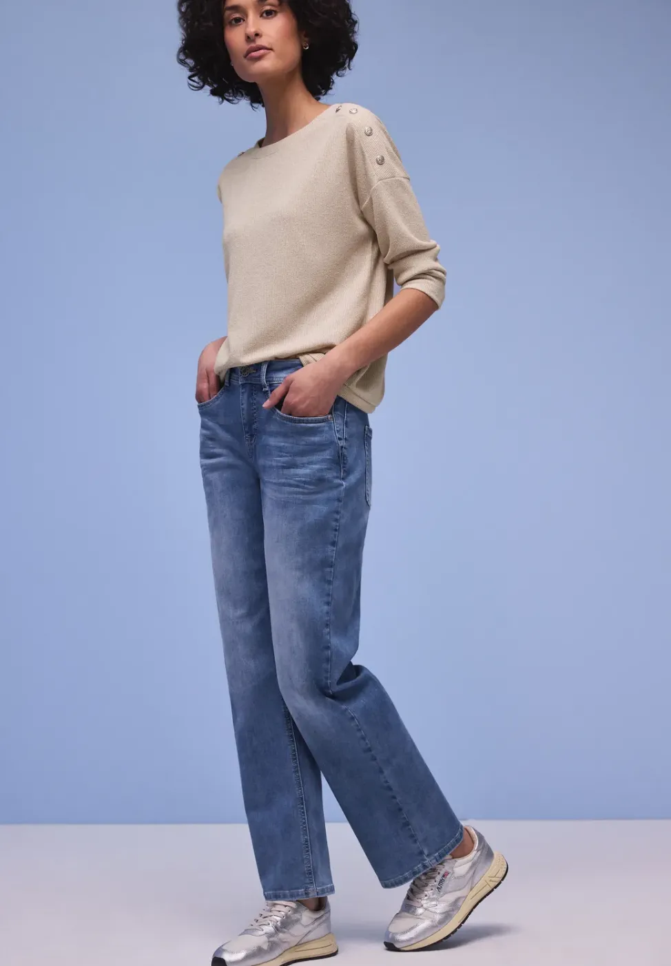 Shirt mit Knopfdetail