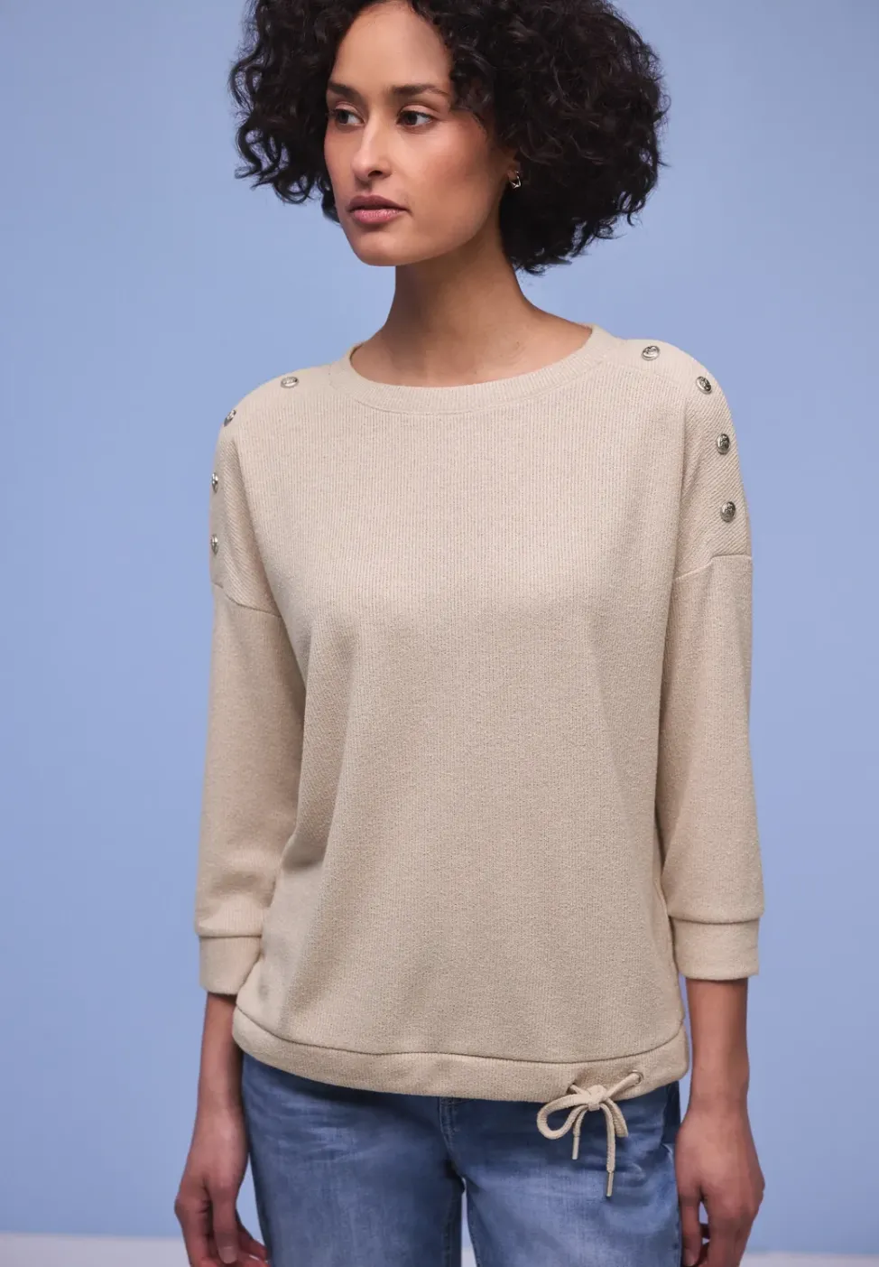 Shirt mit Knopfdetail