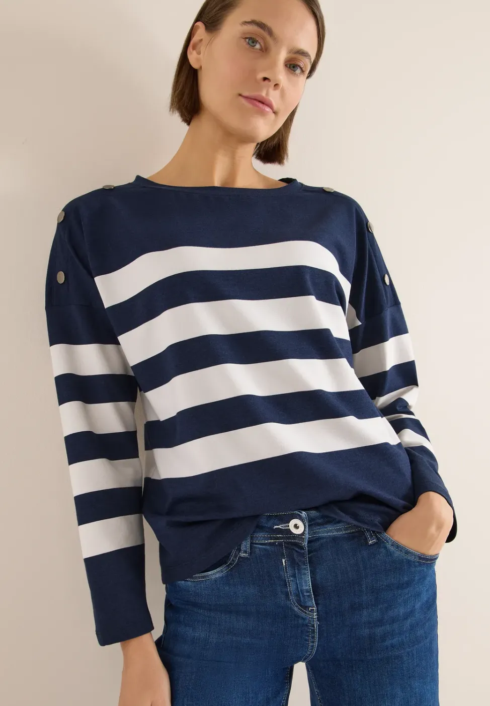 Shirt mit Knopfdetail