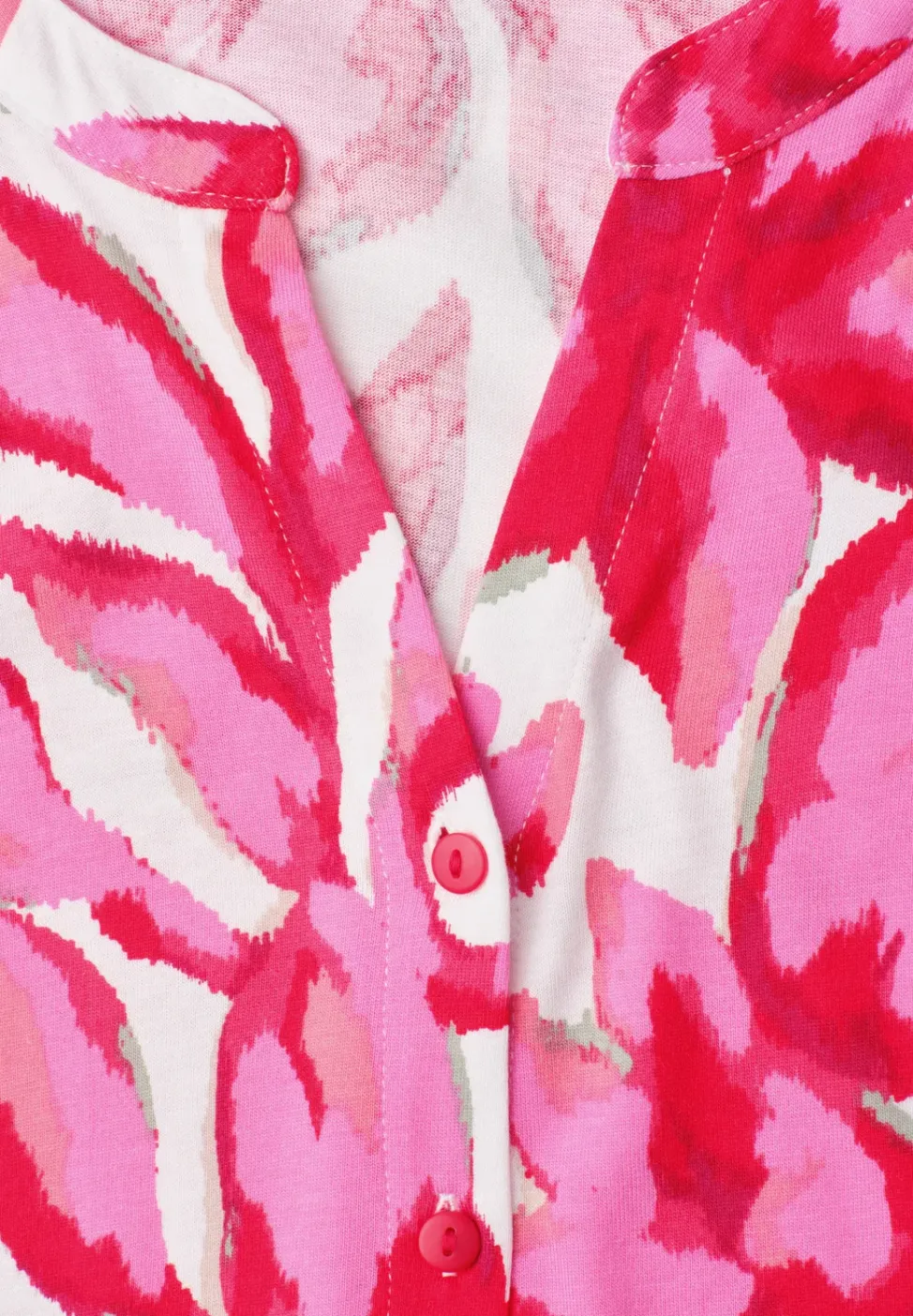 Shirt mit Knopfleiste und Print
