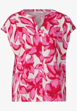 Shirt mit Knopfleiste und Print