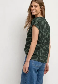 Shirt mit Knopfleiste und Print