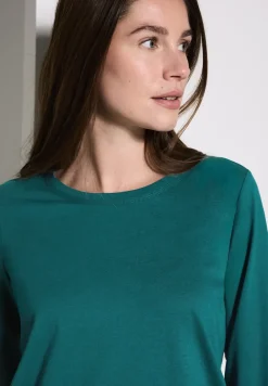 Shirt mit Knoten am Saum