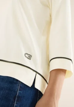 Shirt mit Kontrastdetail