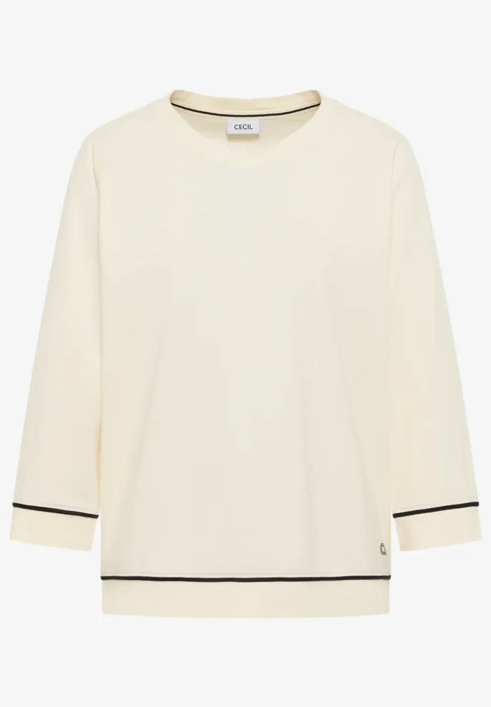 Shirt mit Kontrastdetail
