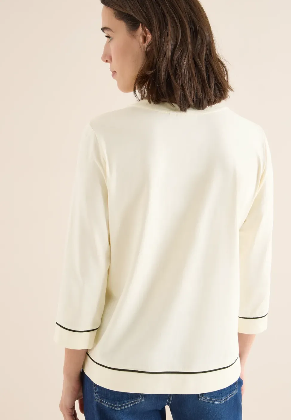 Shirt mit Kontrastdetail