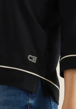 Shirt mit Kontrastdetail