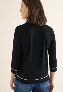 Shirt mit Kontrastdetail