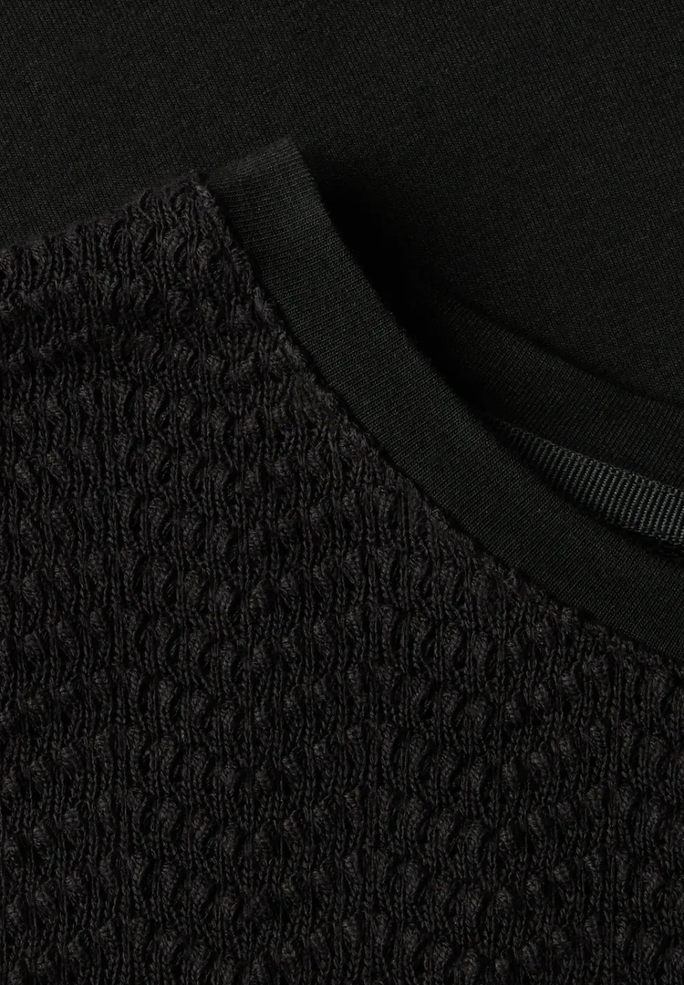 Shirt mit Lochmusterdetail