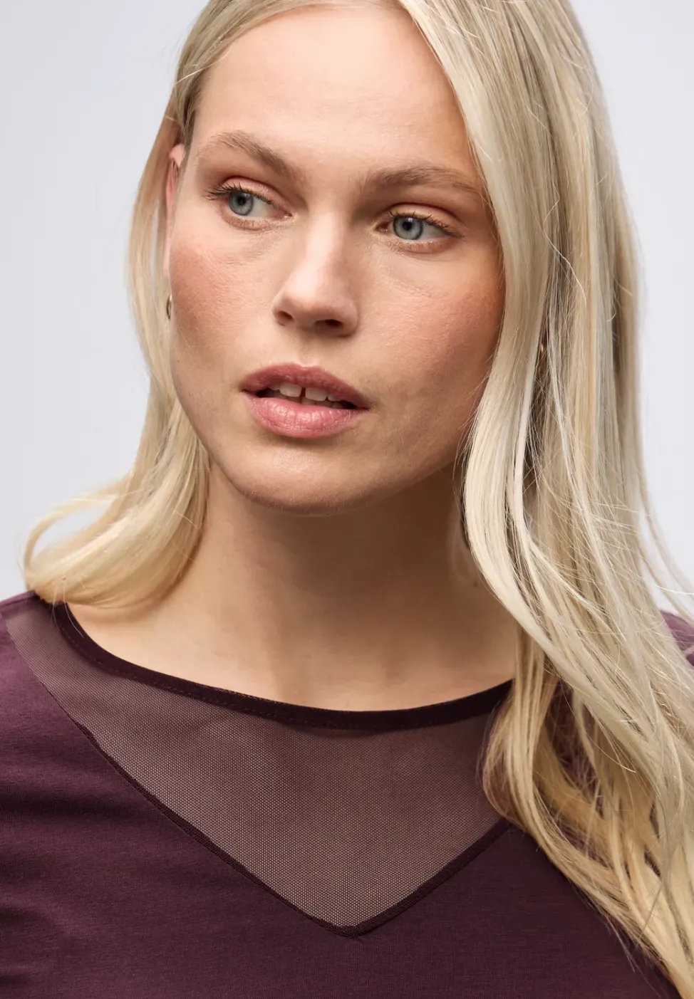 Shirt mit Meshdetails