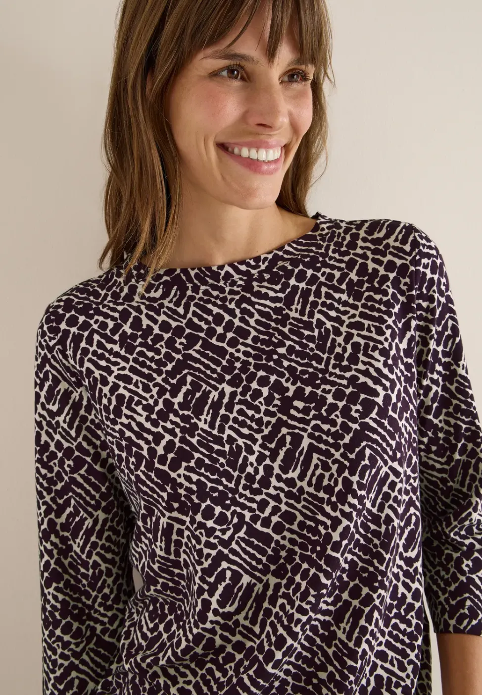 Shirt mit Minimal Print