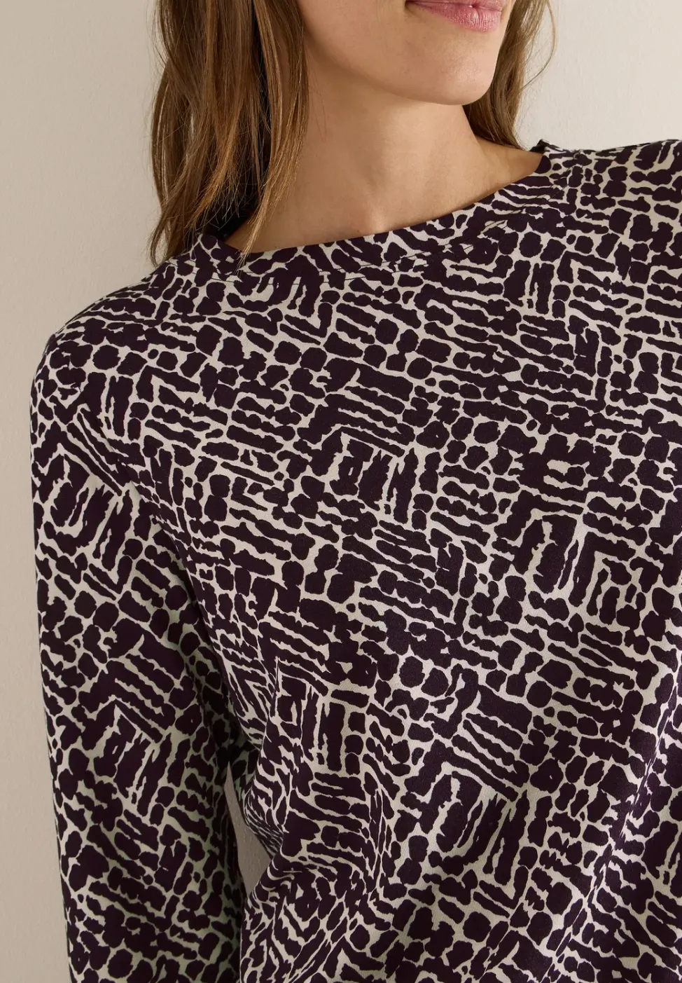 Shirt mit Minimal Print