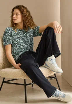 Shirt mit Ornamentmuster