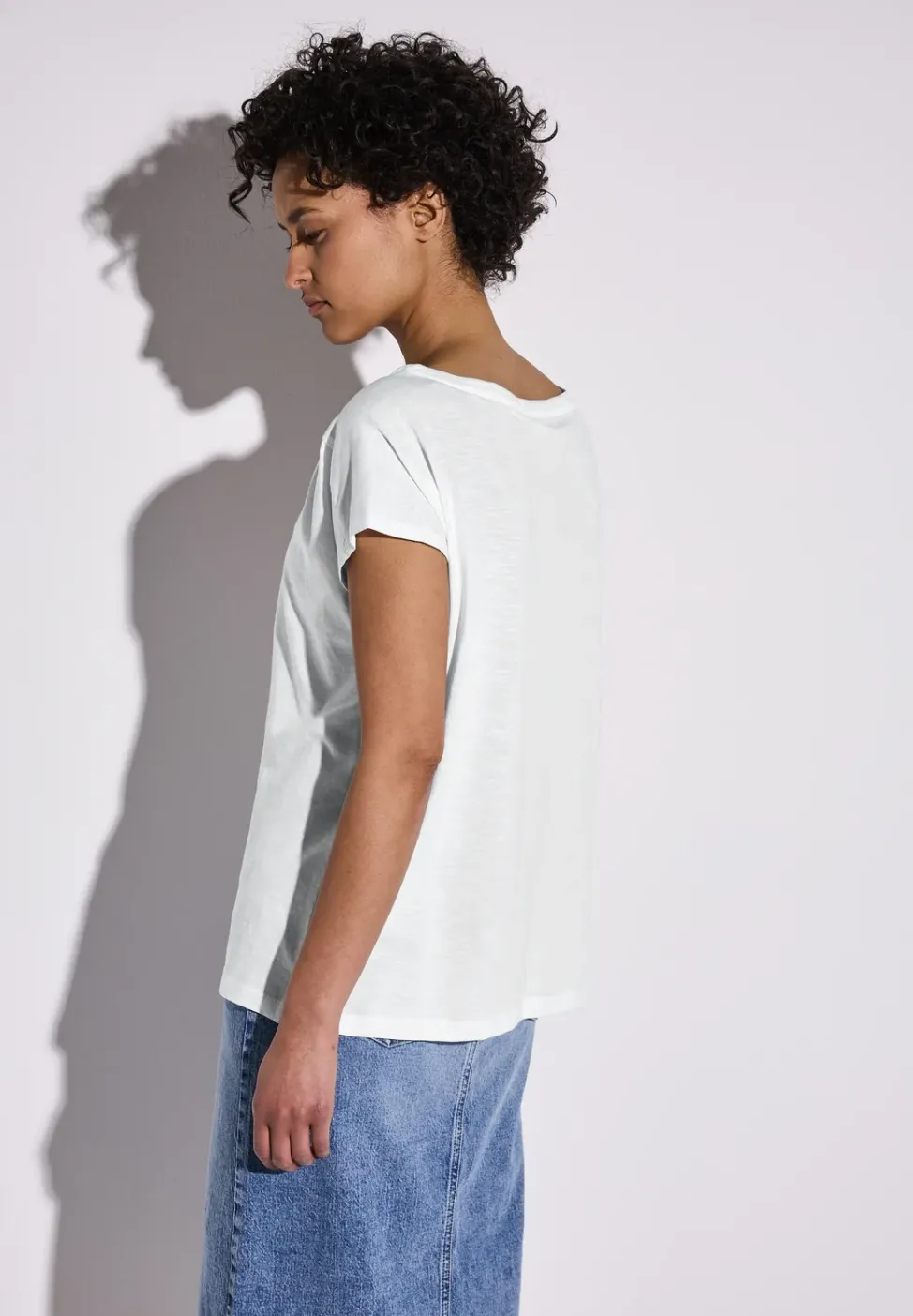 Shirt mit Raffung