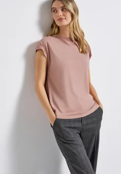 Shirt mit Ripp-Detail