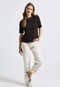 Shirt mit Rippdetail