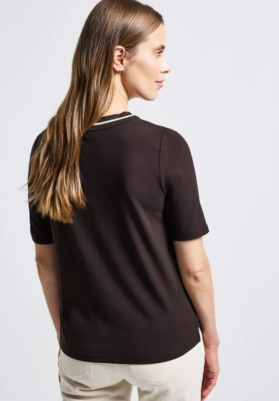 Shirt mit Rippdetail