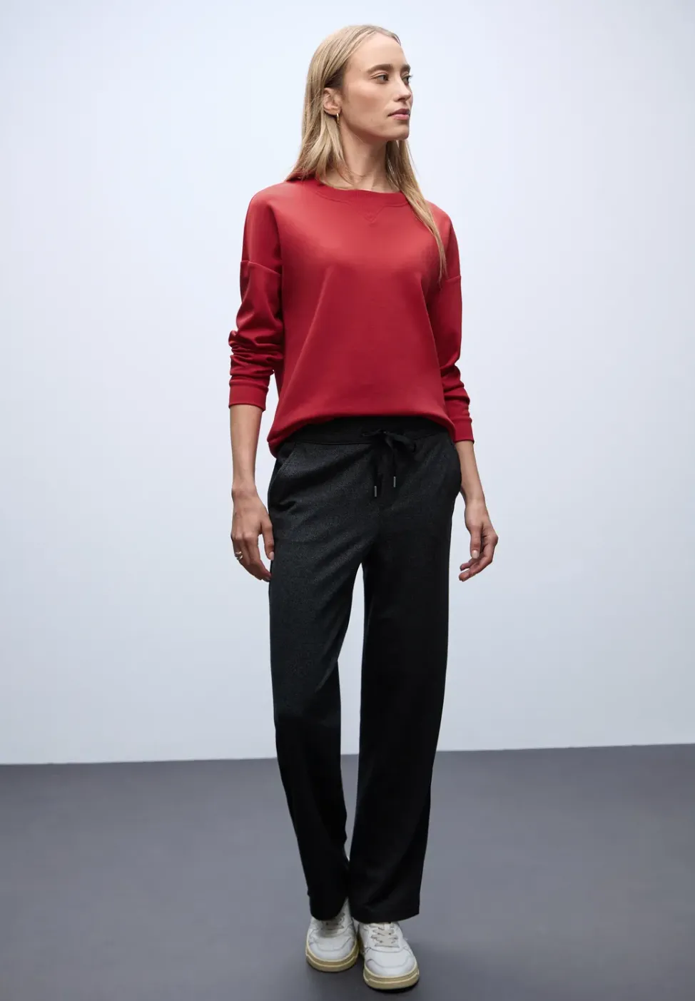Shirt mit Ripp-Detail