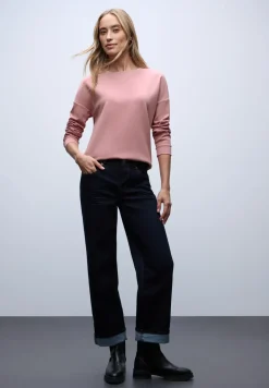 Shirt mit Ripp-Detail