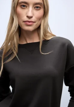 Shirt mit Ripp-Detail