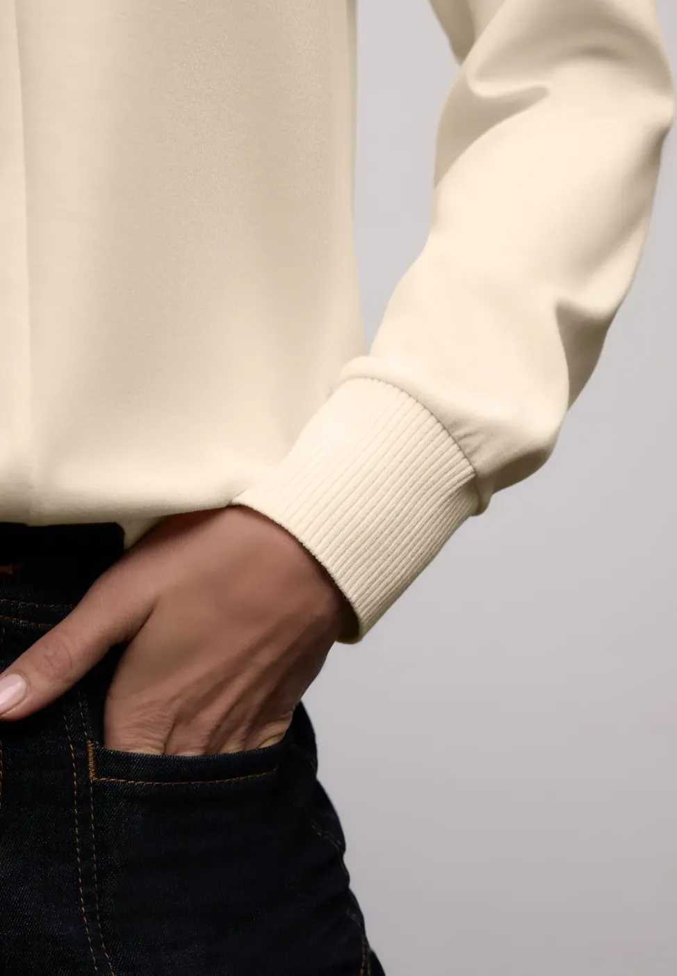 Shirt mit Ripp-Details
