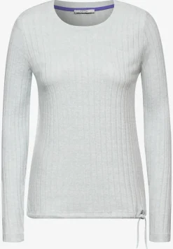 Shirt mit Rippenstruktur