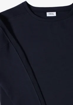 Shirt mit Rippstreifen