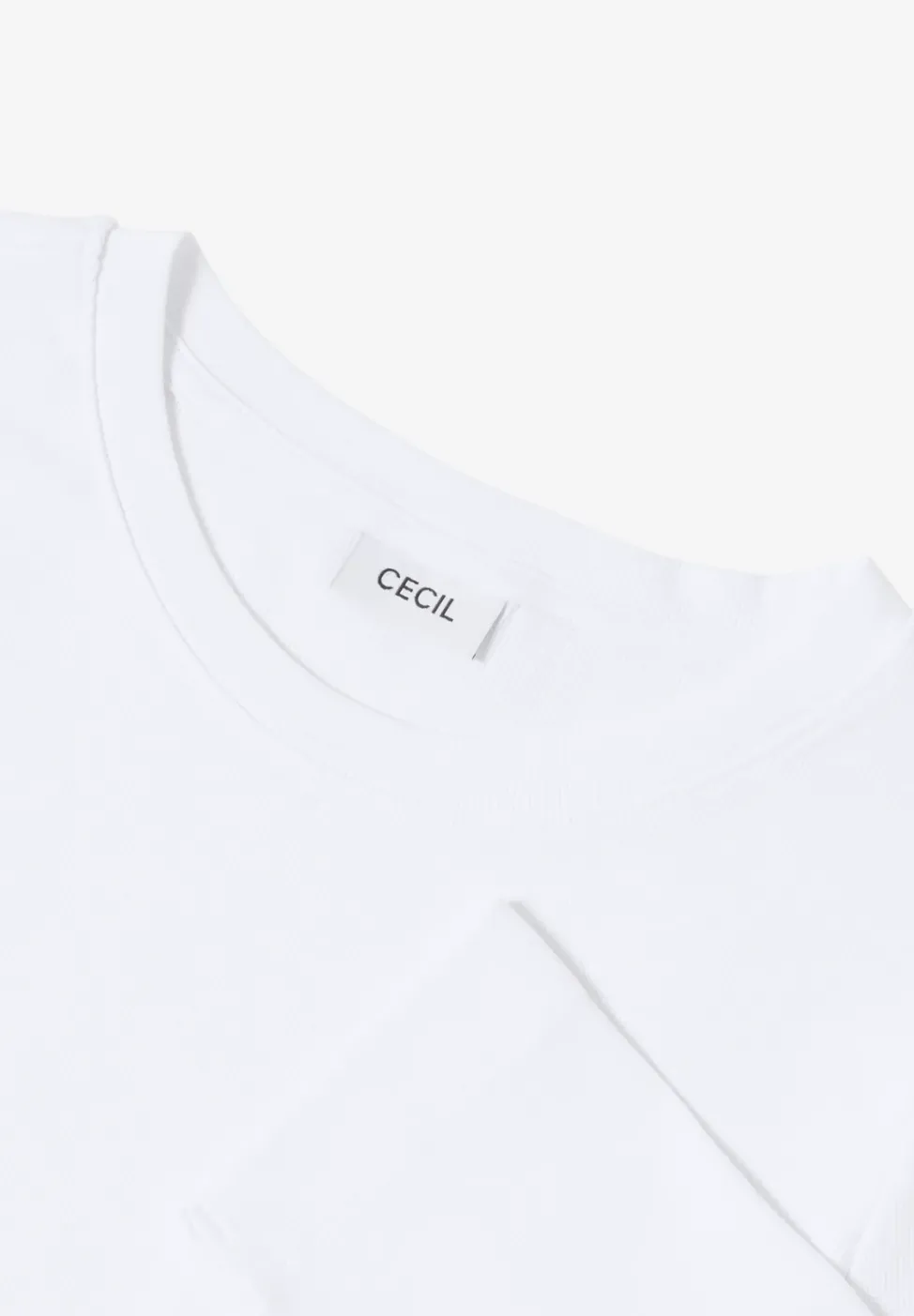 Shirt mit Rippstruktur