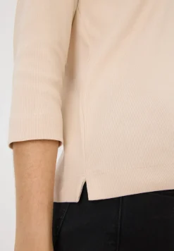 Shirt mit Rippstruktur