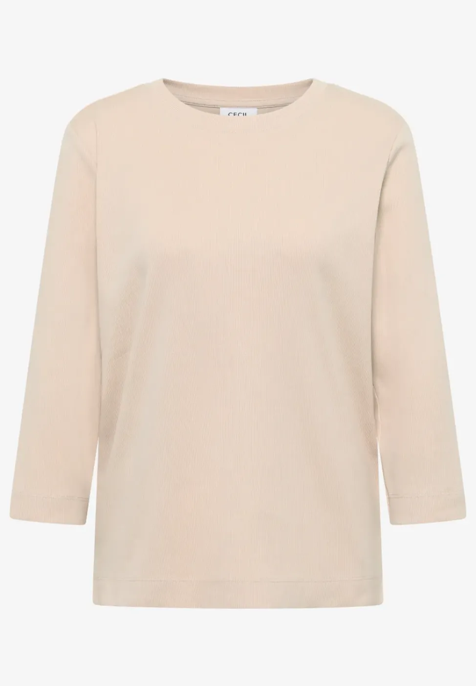 Shirt mit Rippstruktur