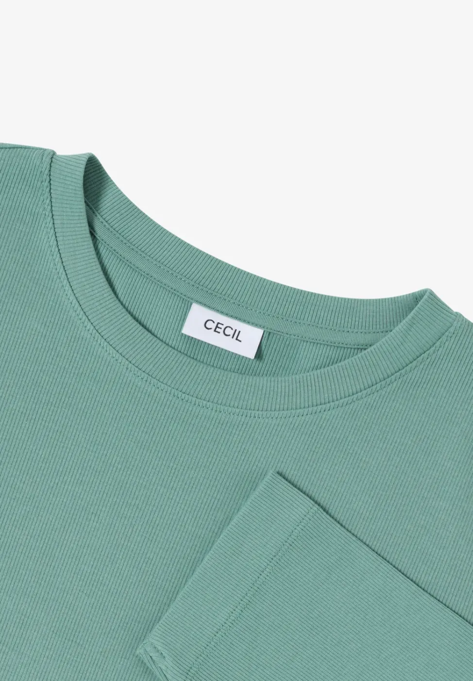 Shirt mit Rippstruktur