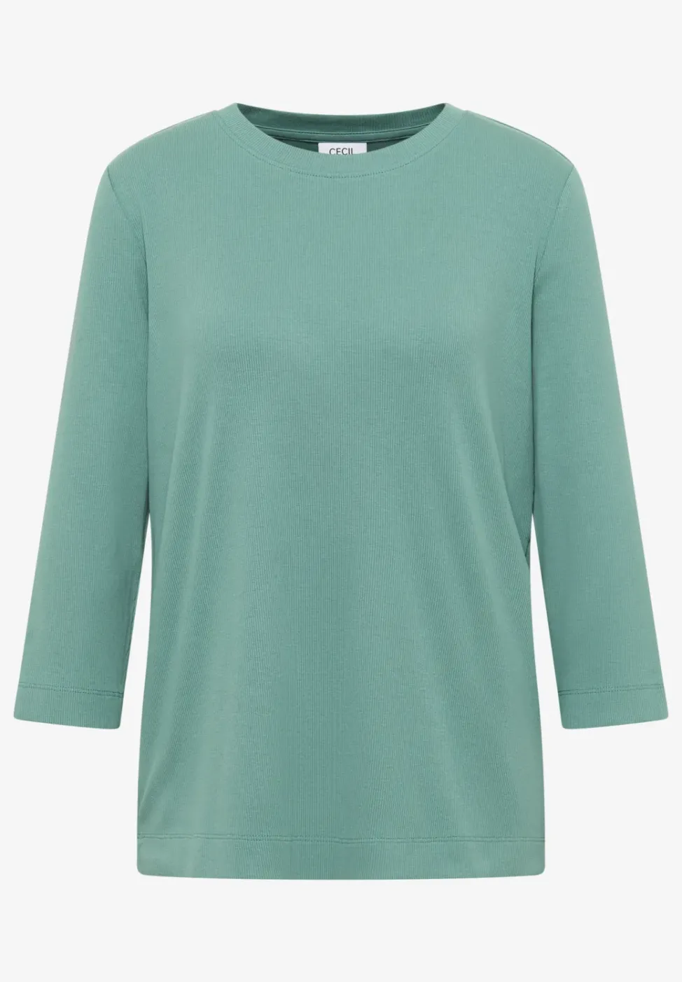 Shirt mit Rippstruktur