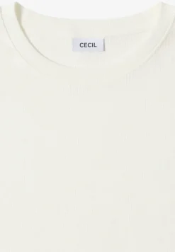 Shirt mit Rippstruktur