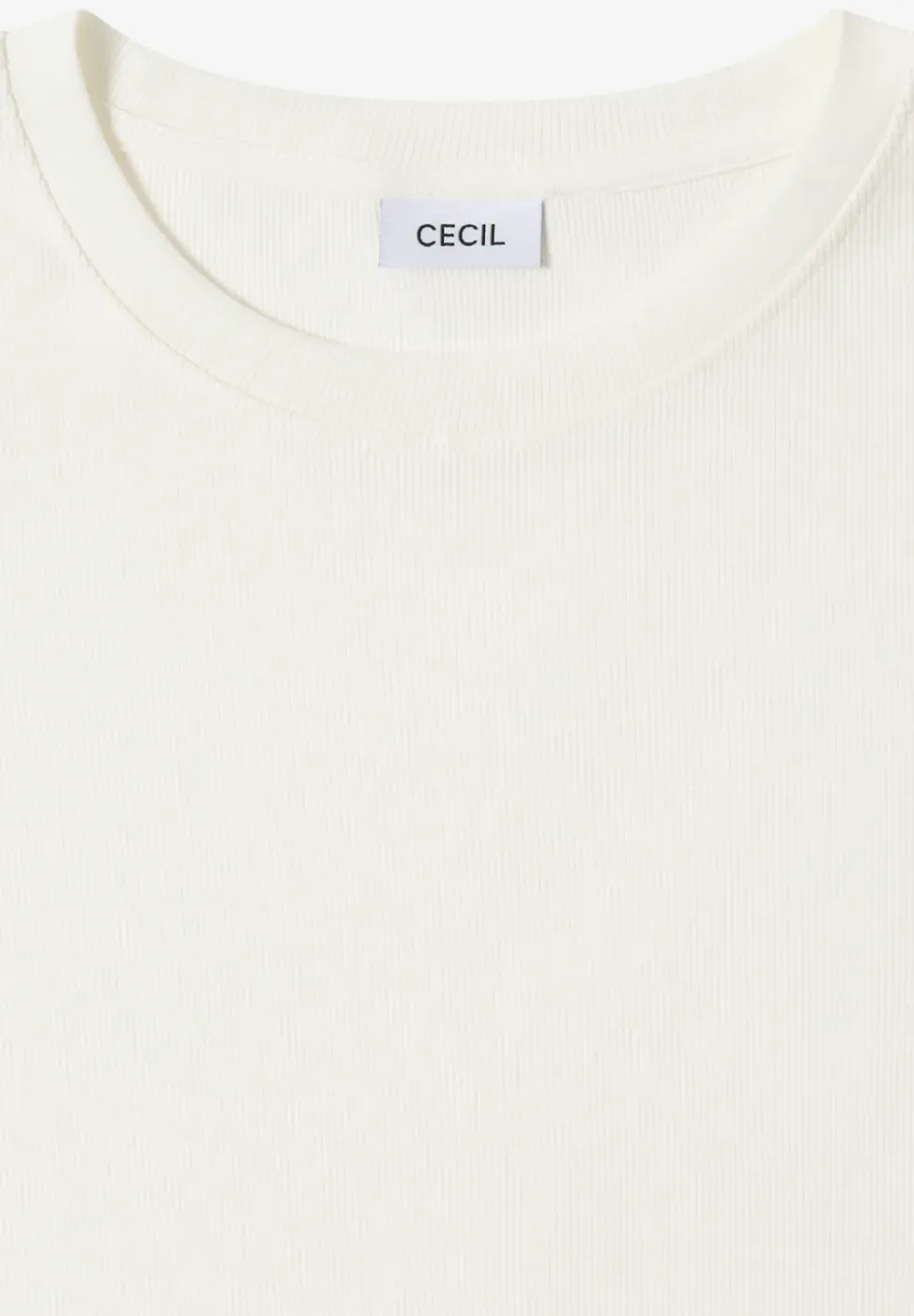 Shirt mit Rippstruktur