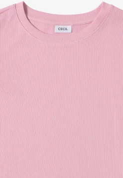 Shirt mit Rippstruktur