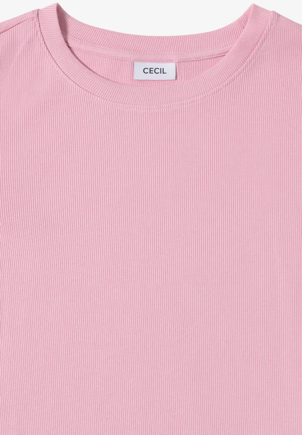 Shirt mit Rippstruktur