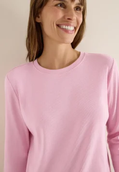 Shirt mit Rippstruktur