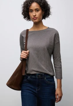 Shirt mit Rippstruktur