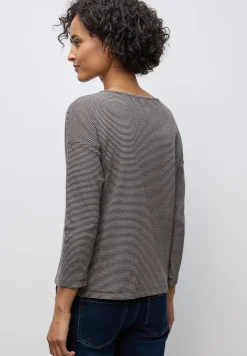 Shirt mit Rippstruktur