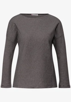 Shirt mit Rippstruktur
