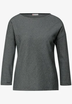 Shirt mit Rippstruktur