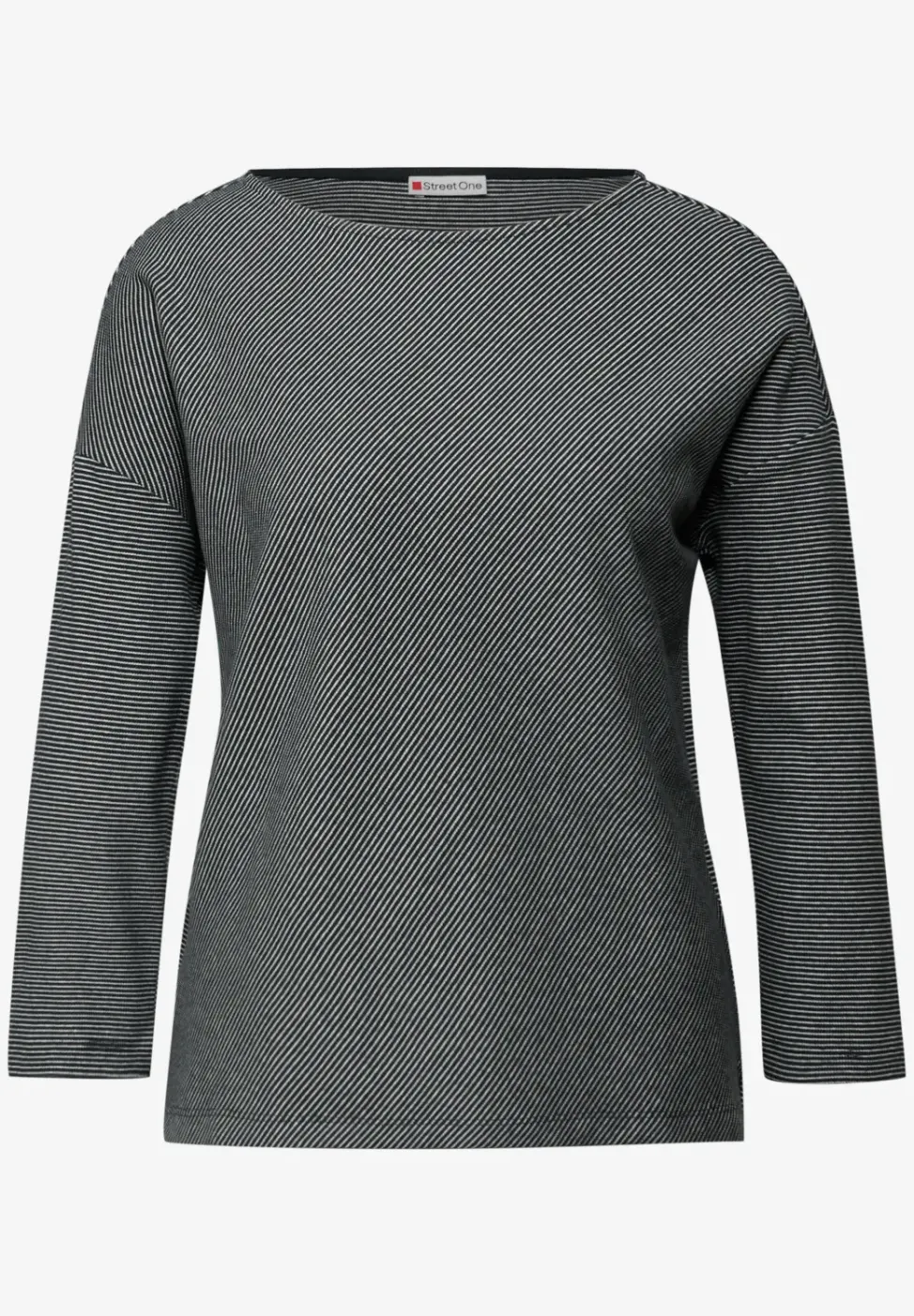 Shirt mit Rippstruktur